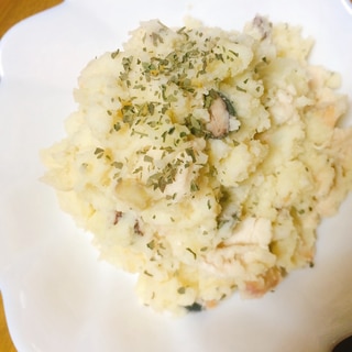 レンチンで☆ポテトと鶏肉の簡単サラダ